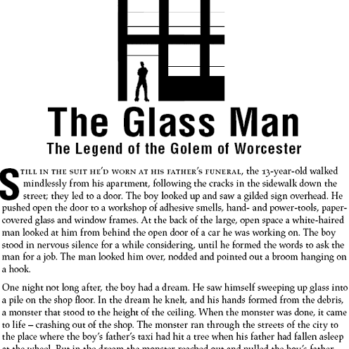 The Glass Man libretto